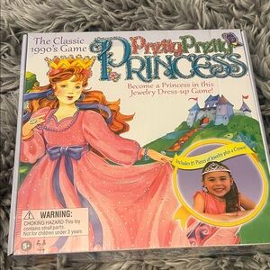 Classic Princess Dress-Up Game with Colorful Jewelry